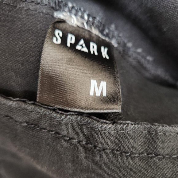 Spark Premium Black Denim Savage Distressed Jacket size Medium - Picture 6 of 11